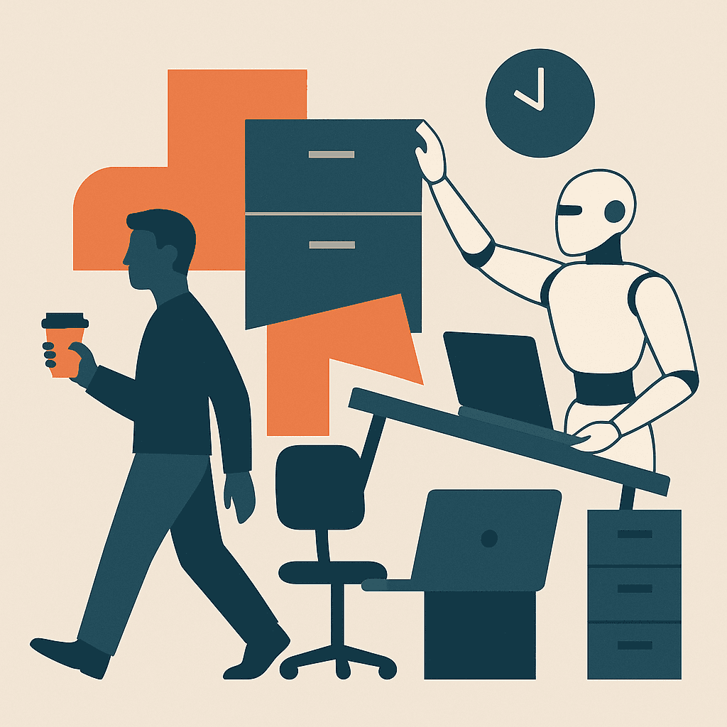 AI Didn’t Steal Jobs — It Reorganized the Office While We Were Out for Coffee